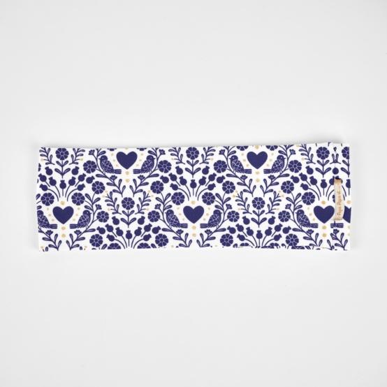 Stretch jersey headband  scandinavia bleu
