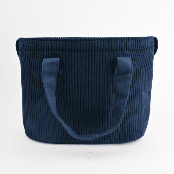 Cooler bag large navy orduroy 