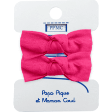 Small elastic bows fuschia