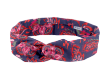 Wire headband retro purple d'amour