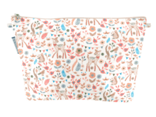 Cosmetic bag with flap douceur des bois