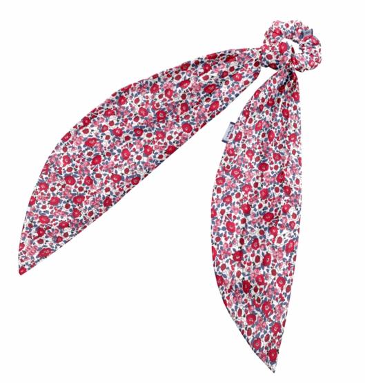 Long tail scrunchie rouge corolle