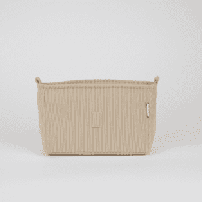 Base of shoulder bag beige corduroy