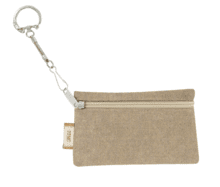 Keyring  wallet golden linen