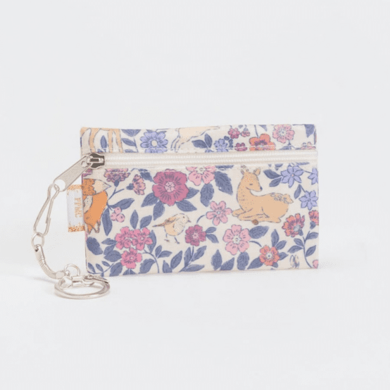 Keyring  wallet comptine enchantée rose