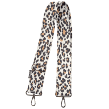 Wide shoulder strap leopard