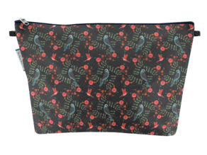 Cosmetic bag with flap birdy