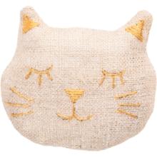 Meow hair slide  glitter linen