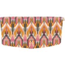 Flap of shoulder bag ikat ocre