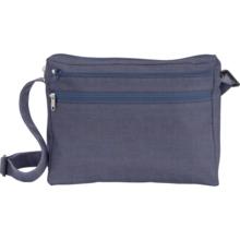 Base of satchel bag jean back