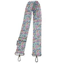 Wide shoulder strap pastel fleuri
