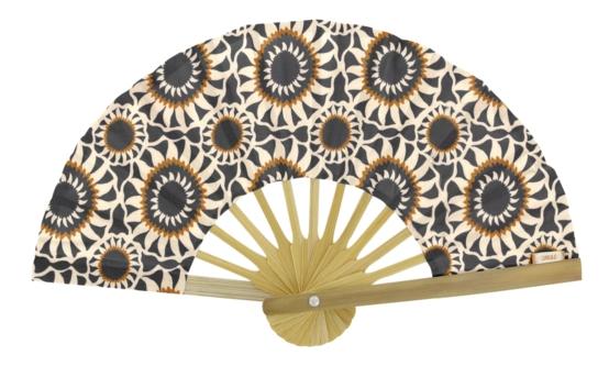Hand-held fan attrape soleil
