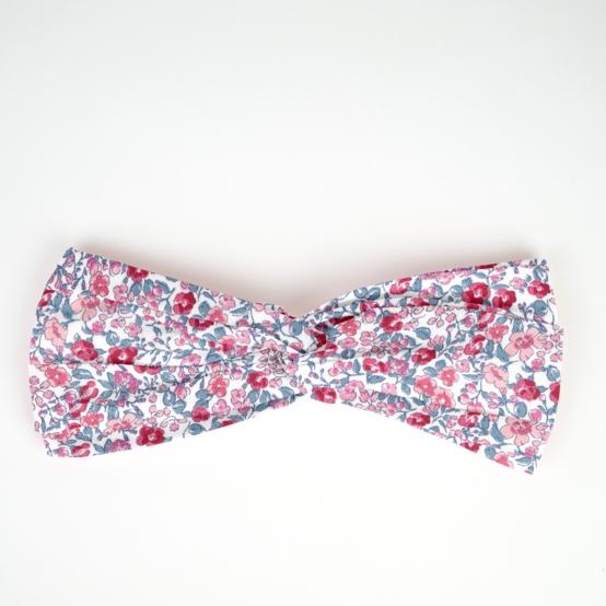 crossed headband rose grenadine