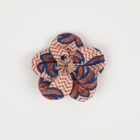 Flower petal hair slide small  palmeraie