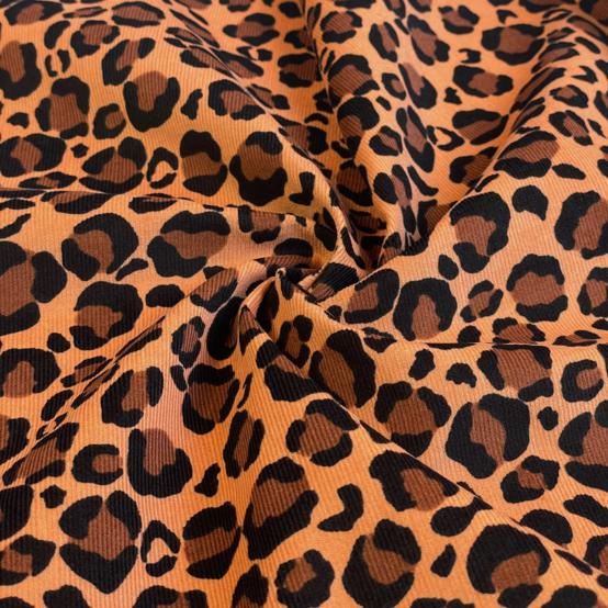 Baby corduroy fabric ex2606 leo caramel corduroy