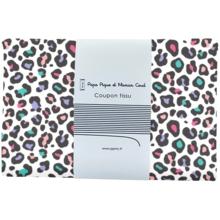 1 m fabric coupon ex2505 multicolored leopard
