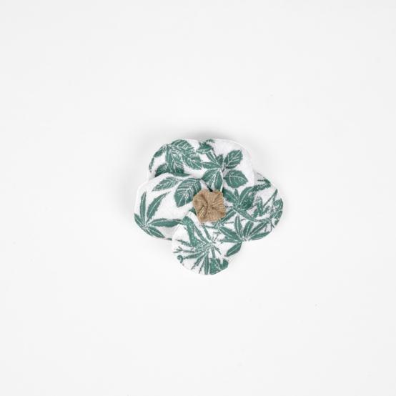 Flower petal hair slide small  jungle vintage