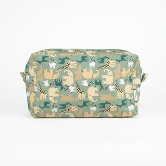 Rectangular toiletry bag safari kaki