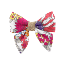 Mini bow tie clip tutti fleuri