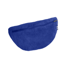 Small banana bag navy blue terry towelling