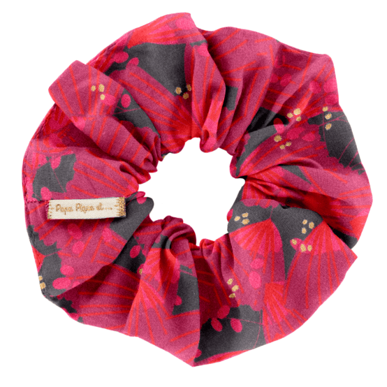 Scrunchie féérie fuchsia