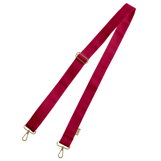 Narrow shoulder strap burgundy