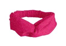 children's double-breasted headband fuchsia pailleté