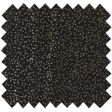 Cotton veil fabric glitter black