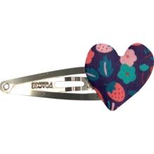 Heart hair-clips huppette fleurie