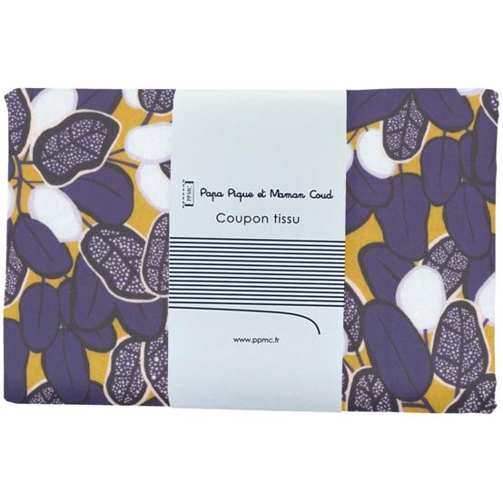 1 m fabric coupon ex2542 kumquat navy mustard