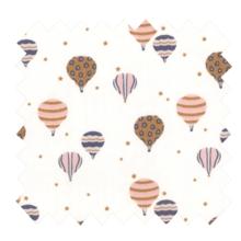 Cotton fabric montgolfiere