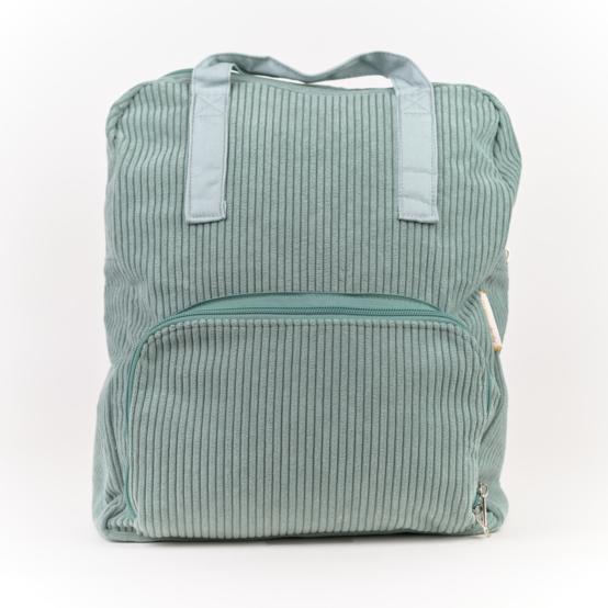 Foldable rucksack Gaby lichen corduroy