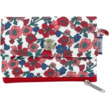 zipper pouch card purse prairie fleurie