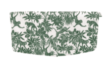 Flap of shoulder bag jungle vintage