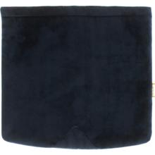 Square flap of saddle bag  navy velvet