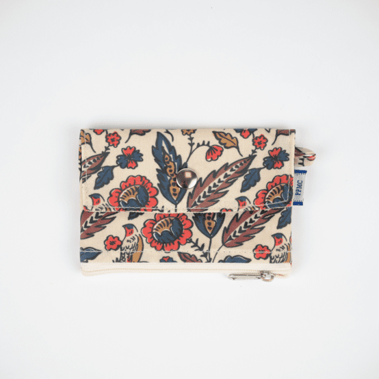 Mini coin purse pouch plumes d'été