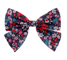 Bow tie hair slide romance fleurie