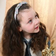 bow headband pastel fleuri