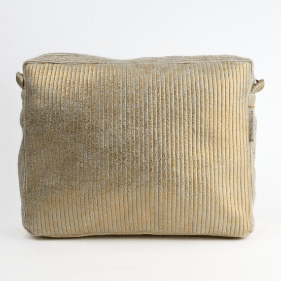 Large shoulder bag base gold large corduroy