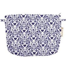 Coton clutch bag scandinavia bleu