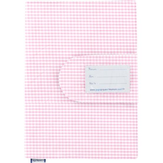 Health book cover pink gingham