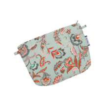 Tiny coton clutch bag vert bohème