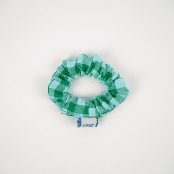 Mini Scrunchie green mint gingham