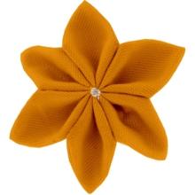 Star flower 4 hairslide ochre