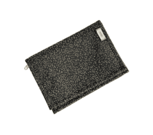 Compact wallet glitter black