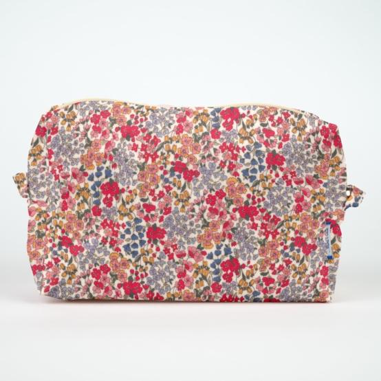 Rectangular toiletry bag porcelaine rosée