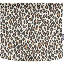 Square flap of saddle bag  leopard