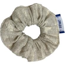 Mini Scrunchie  glitter linen