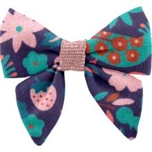 Mini bow tie clip huppette fleurie