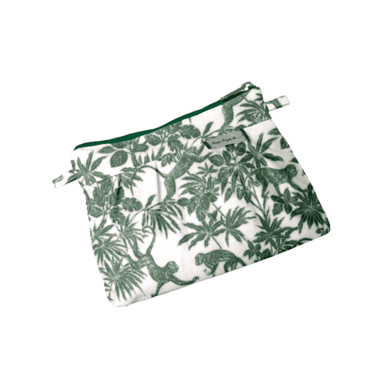 Mini Pleated clutch bag jungle vintage